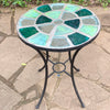 Dalle de Verre table ~ 60cm diameter, 77cm high