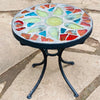 Dalle de Verre stool ~ 30cm diameter, 30cm high