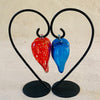 Blown glass - Hanging Love heart