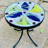 Dalle de Verre stool ~ 30cm diameter, 30cm high