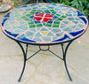 Dalle de Verre table ~ 100cm diameter, 77cm high