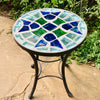 Dalle de Verre coffee table ~ 40cm diameter, 48cm high