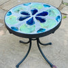 Dalle de Verre stool ~ 30cm diameter, 30cm high