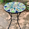 Dalle de Verre table ~ 60cm diameter, 77cm high