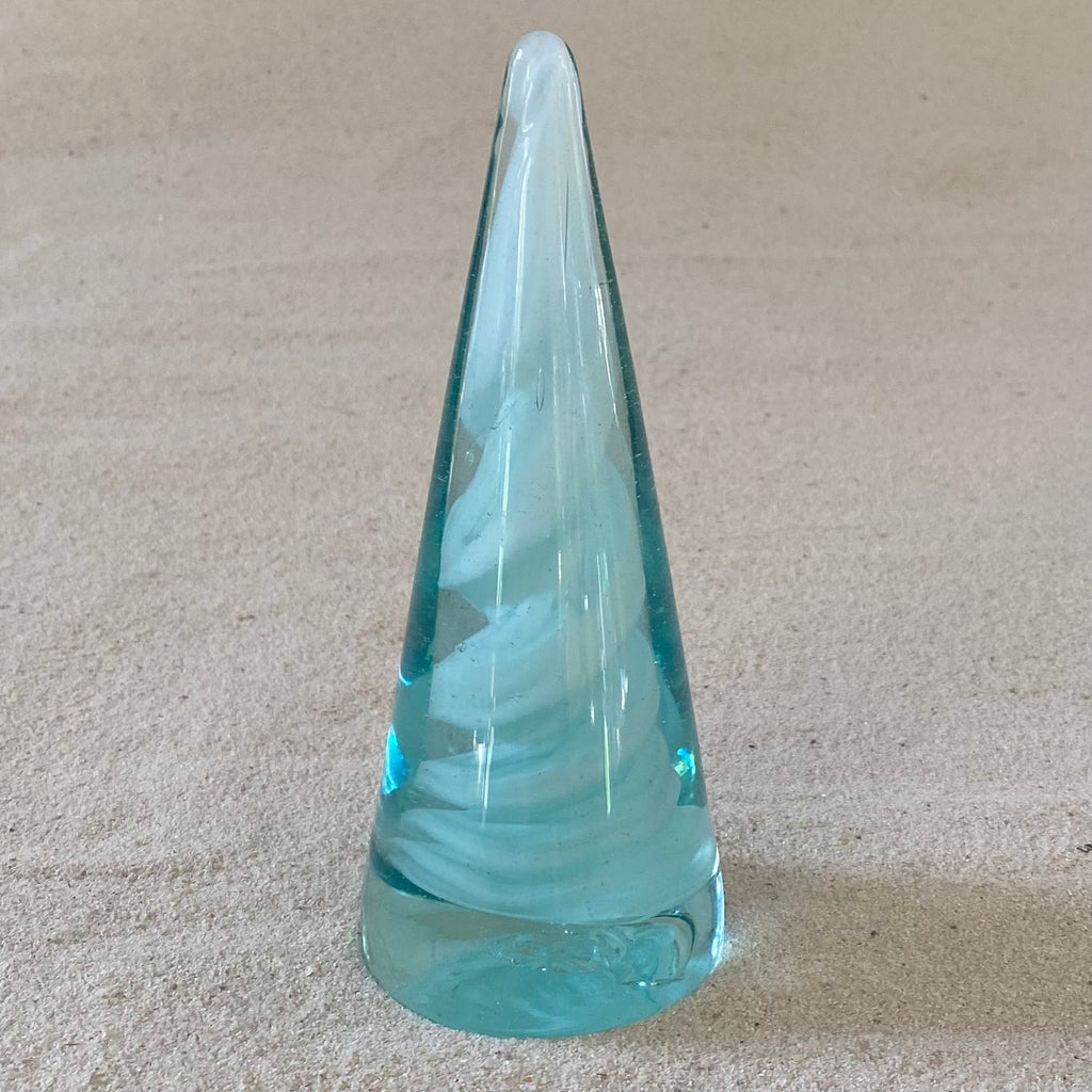 Solid glass - tree paperweight