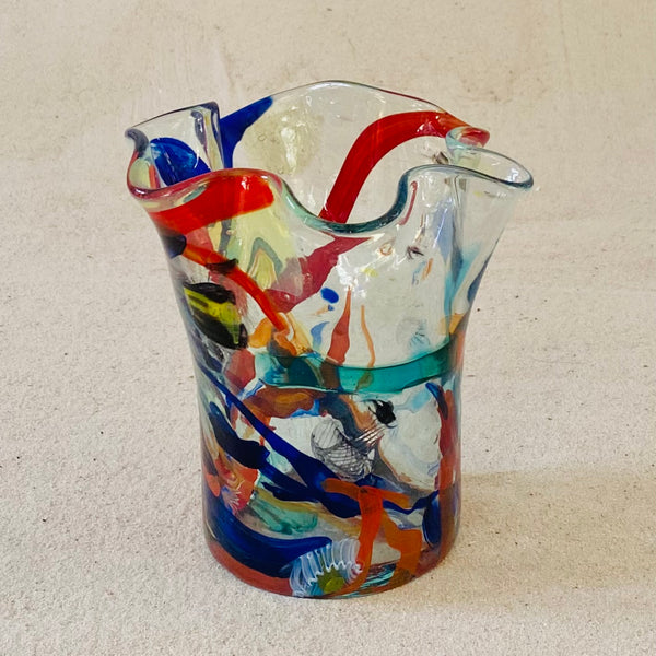 Blown glass - vase (floppy 20cm)