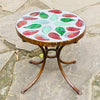 Dalle de Verre stool ~ 30cm diameter, 30cm high