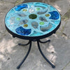 Dalle de Verre stool ~ 30cm diameter, 30cm high