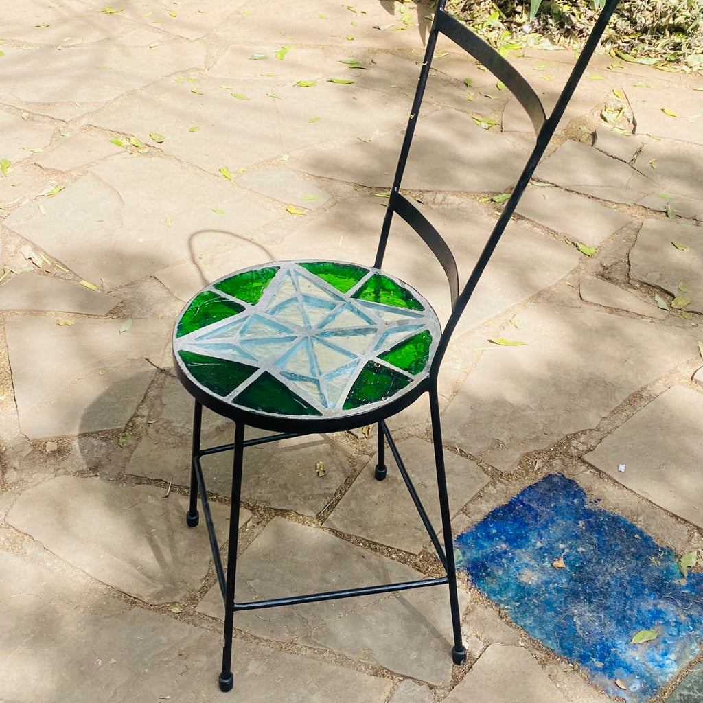 Dalle de Verre chair ~ 35cm seat, 49cm high