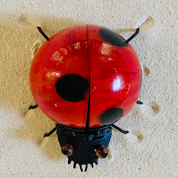 Blown Glass - sculpture 'Ladybug'