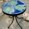 Dalle de Verre stool ~ 30cm diameter, 30cm high