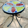 Dalle de Verre stool ~ 30cm diameter, 30cm high