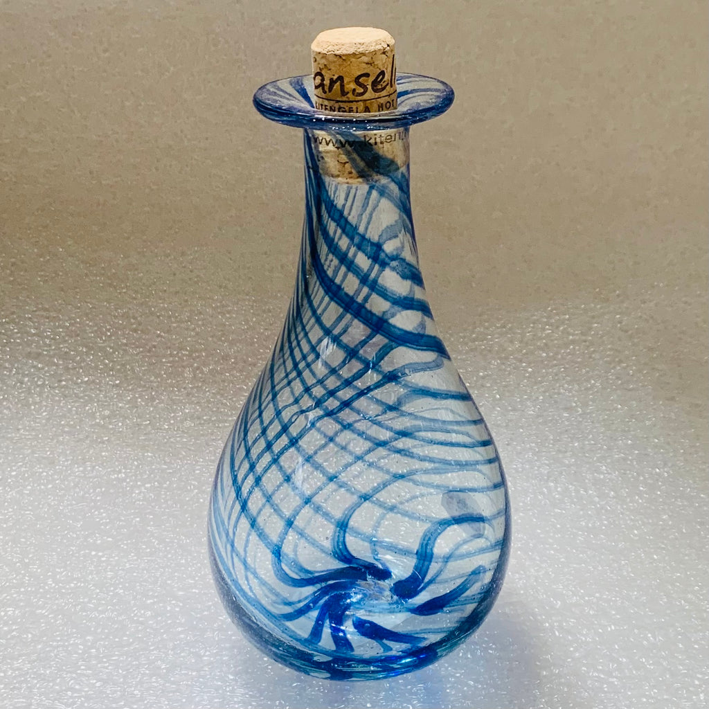 Blown glass - bottle (15cm teardrop) ~ 125ml