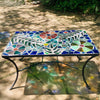 Dalle de Verre coffee table ~ 100 x 60cm rectangle, 50cm high