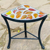 Dalle de Verre stool - 'quarter round' ~ 27cm radius, 40cm high