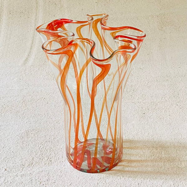 Blown glass - vase (floppy 30cm)