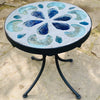 Dalle de Verre stool ~ 30cm diameter, 30cm high