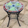 Dalle de Verre coffee table ~ 40cm diameter, 48cm high