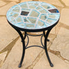 Dalle de Verre coffee table ~ 40cm diameter, 48cm high