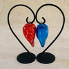 Blown glass - Hanging Love heart