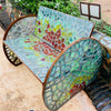 Dalle de Verre garden bench