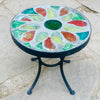 Dalle de Verre stool ~ 30cm diameter, 30cm high