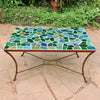 Dalle de Verre coffee table ~ 100 x 60cm rectangle, 50cm high