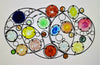 Funky Fencing mural 'Circling Around' ~ 2m x 1m