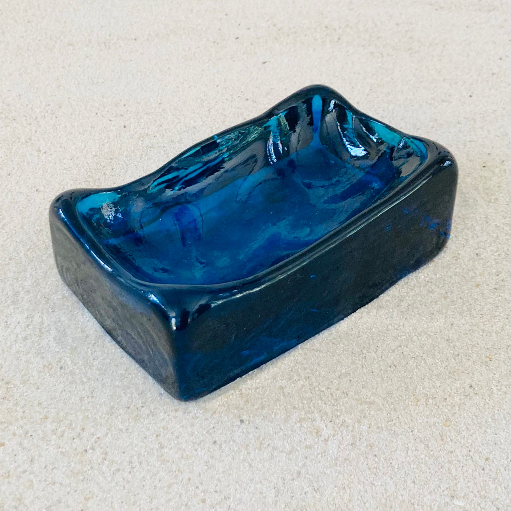 Cast glass - soap dish