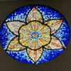 Dalle de Verre 'Rose Window' panel ~ 3.5m dia